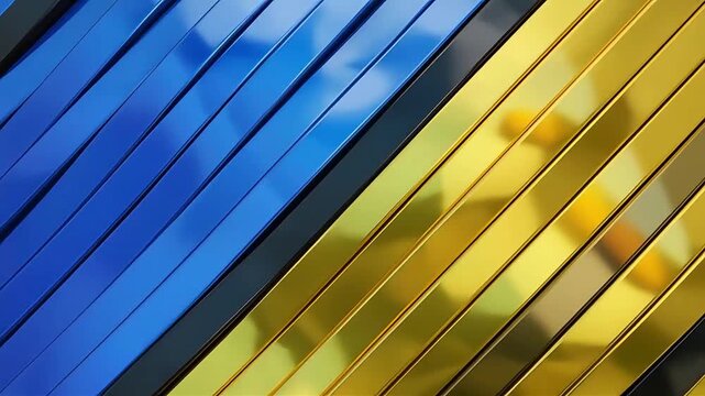 Abstract Geometric Parallel Metal Strip Shape Industrial Background Design Texture