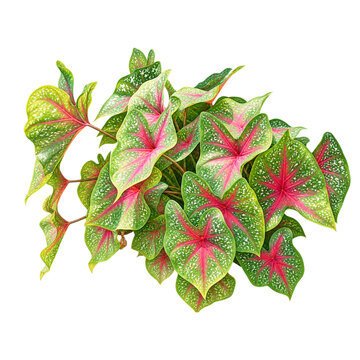 christmas tree decoration - Caladium bicolor