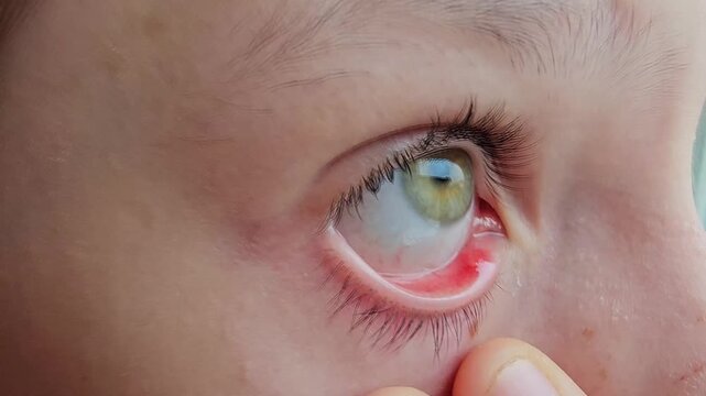 Understanding the signs of eye irritation and potential causes of redness
