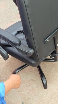 Chair Support Screw Dropping onto Concrete Ground