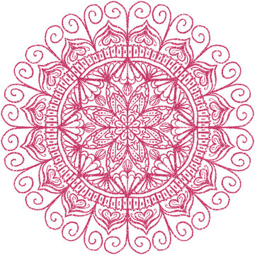 round lace pattern
