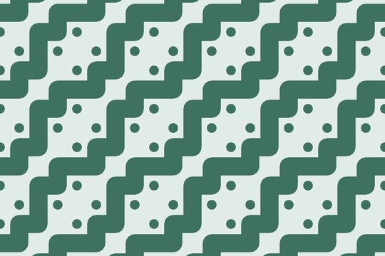 Minimal geometric pattern, maze lines on green