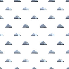 Naklejka premium Robot tanks forming a seamless pattern representing automatic security and surveillance