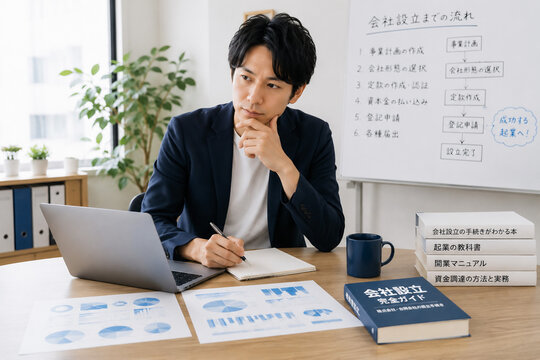 会社設立を考える起業家