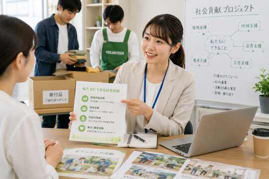 社会貢献・ボランティア活動の説明