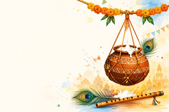 Happy Shri Krishna Janmashtami Gokulashtami Krushna Jayanti Ashtami Rohini Festival
