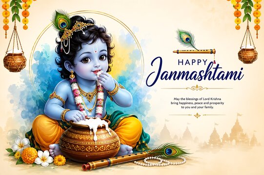Divine Shri Krishna Janmotsav Gokulashtami Krishnashtami Dahi Handi and Nandotsav