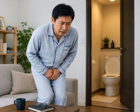 頻尿・尿意に悩む男性