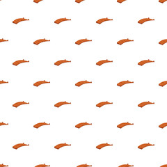 Fototapeta premium Abstract seamless pattern showing cartoon wooden bridges creating a rhythmic texture