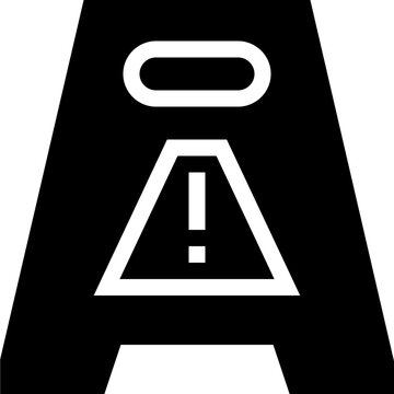 Caution Floor Slippery Icon
