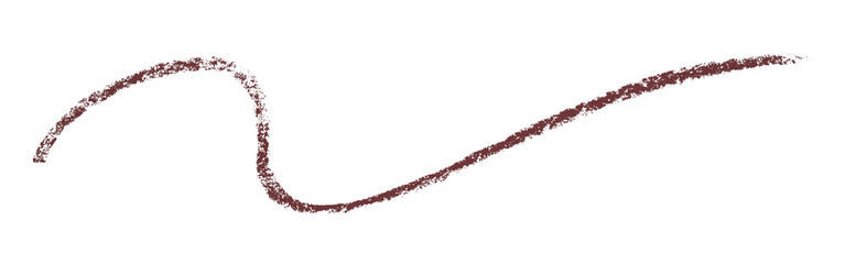 Naklejka premium brown pencil strokes isolated on transparent background