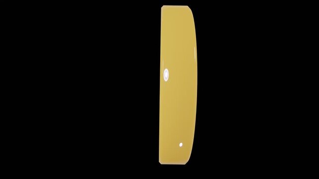 Rotating Loop Animation Icon UI Logo gold coin