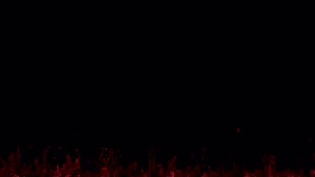 8bit風炎背景