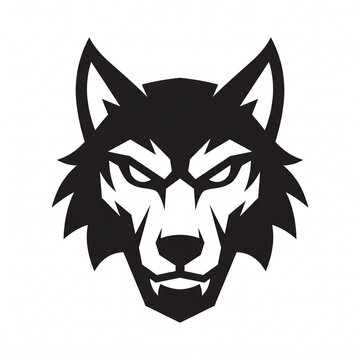 wolf head vector