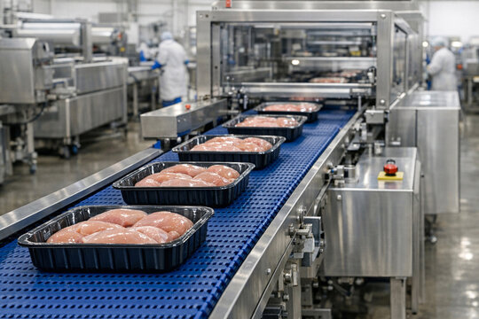 Chicken Processing Plant Interior