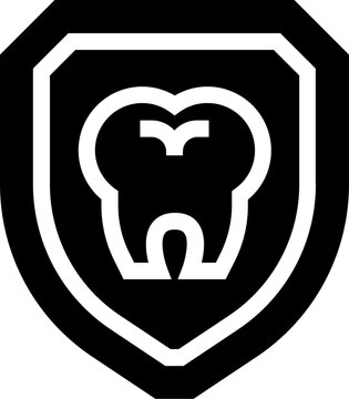 Tooth Protection Shield Icon
