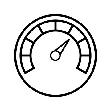 speedometer icon vector illustration