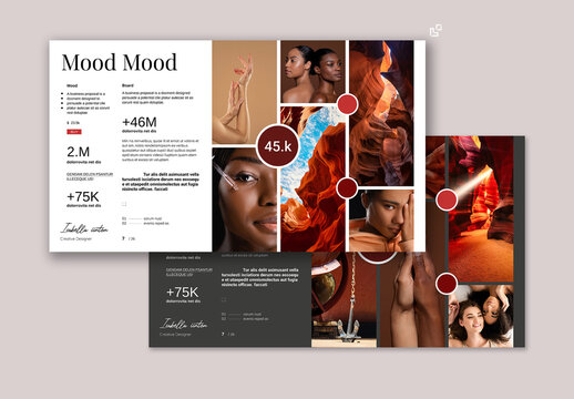 Minimal Mood Board Template