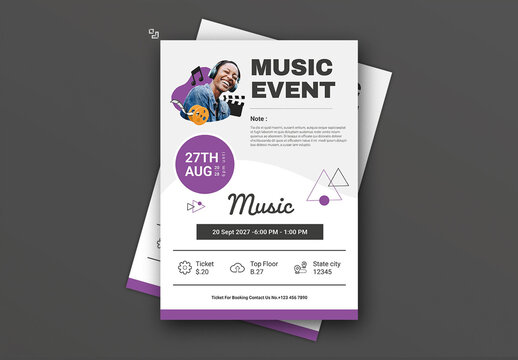 The Music Event Flyer Template