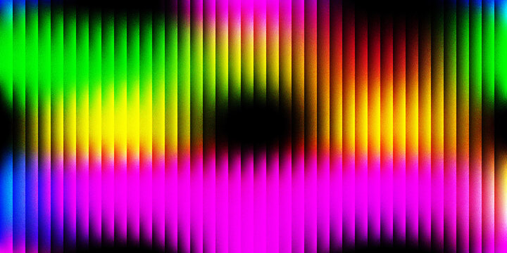 Vertical colorful stripes in abstract pattern with vibrant neon effect for energetic backgrounds and exciting party invitations.