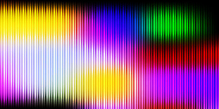 Abstract multicolor vertical line background with bright yellow blue green and red color splashes for graphic design and creative concepts.