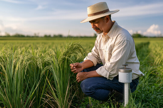 Rice heading stage monitored for crop phenology and seasonal rainfall