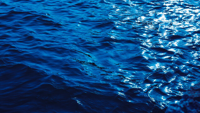 blue water surface