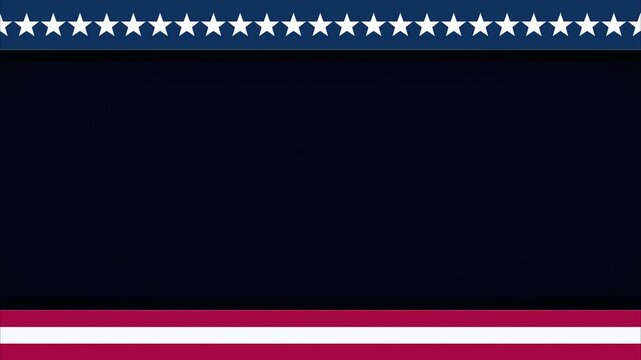 Patriot day american flag stripes stars background minimalist motion graphics design background for national holiday remembrance and memorial tributes