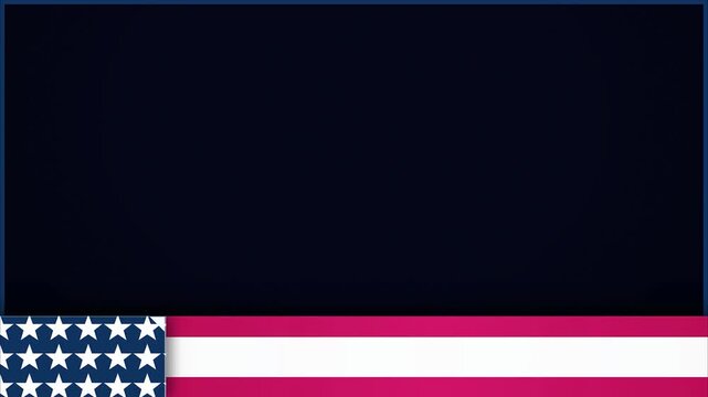 United states patriot day ribbons elements clean graphic lower thirds frame layout for memorial day and national commemoration broadcast presentations
