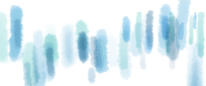 Soft Watercolor Background Texture with Blue and Teal Graph-like Lines and Dots