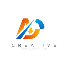 ad Letter ad Logo Icon Design Vector © Sopon Chandra Roy
