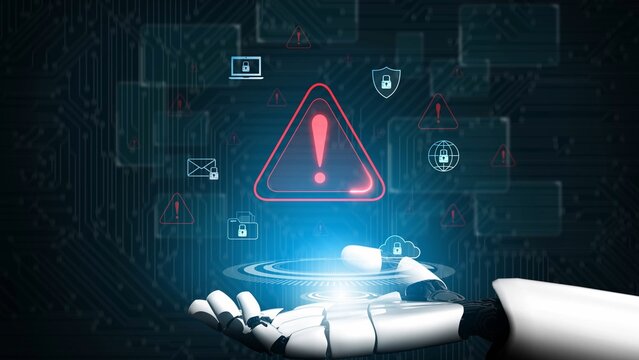 AI detects cybersecurity threats by monitoring system behavior, identifying anomalies, blocking breaches, and alerting users to potential security risks in real time. Marrow