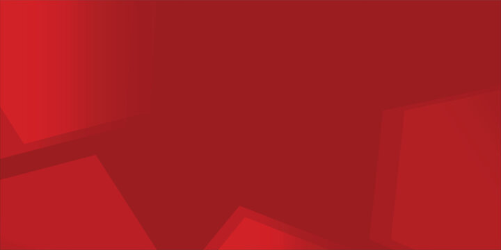 Abstract Red Geometric Polygon Background with Modern Gradient Design