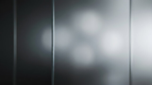 Abstract blurred background with vertical lines and soft circular bokeh lights creating a minimalist and atmospheric effect