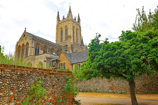 Bury St Edmunds Cathedral, in August, 2026.