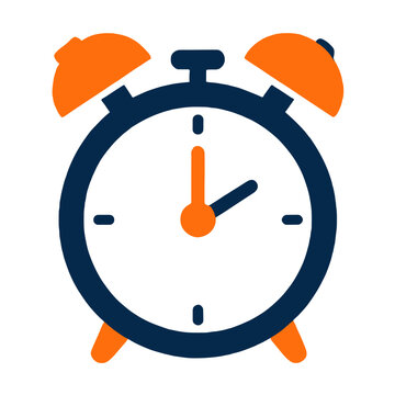 Alarm clock back to school icon vector
