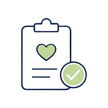 Health goals nutrition tracking icon vector
