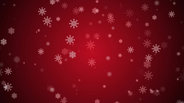 Realistic snowflakes falling animation on a black screen background, perfect for winter themes, Christmas videos, festive intros, overlays, and background effects. Winter Snowfall Overlay.