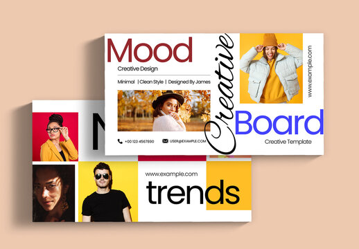 Creative Mood Board Template