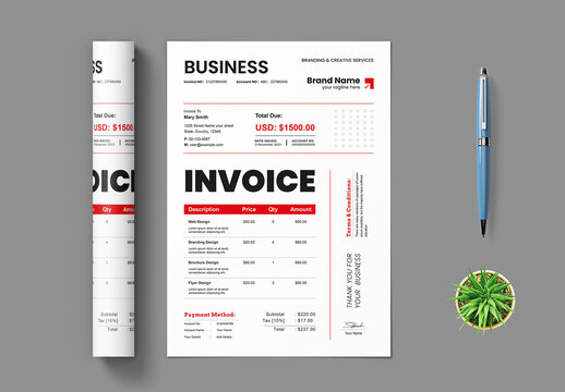 Invoice Design Layout