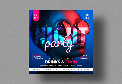 Party Flyer Layout