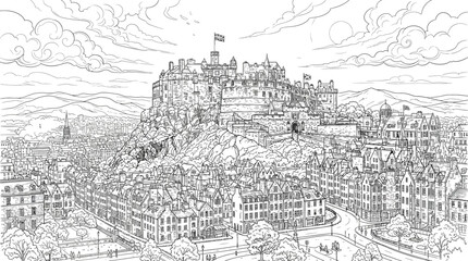 Obraz premium Edinburgh_Castle_on_rocky_hill_202608170333 [Converted]