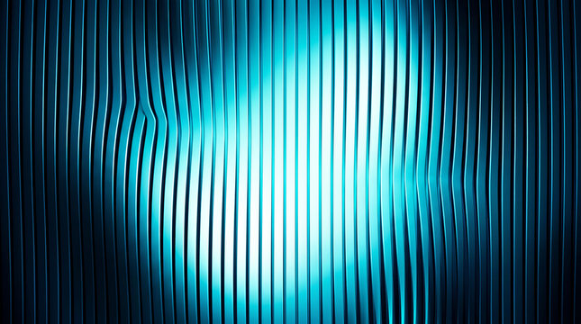 Glowing cyan 3D fibers pulsing through a luminous center