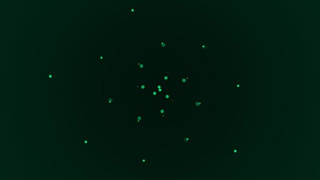 Dark Emerald Green and Gold Premium Luxury Isometric Grid Loop