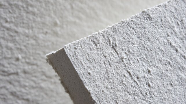 Gypsum Board Fine White Surface Texture