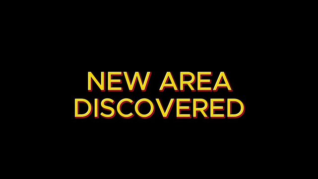 NEW AREA DISCOVERED Announcement of a significant geographical finding and exploration update