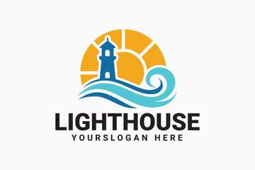 Fototapeta premium Lighthouse Logo