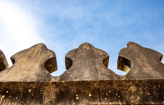 Explore the intricate details of the National Palace of Pena in Sintra
