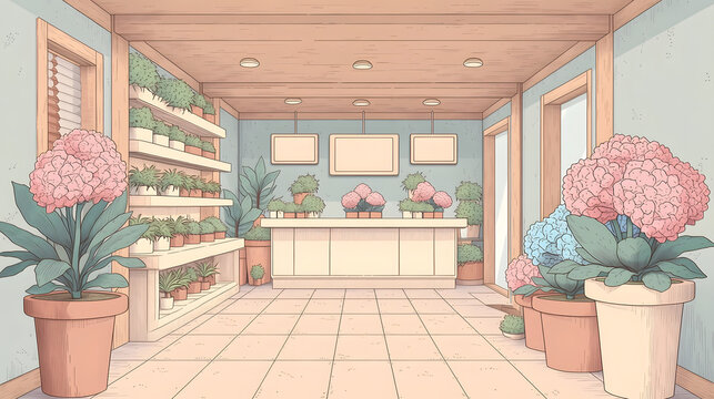 Explore a Serene Indoor Plant Shop Filled with Vibrant Flora, Inviting Spaces, and Fresh Arrangements Perfect for Your Home Decor and Botanical Collection