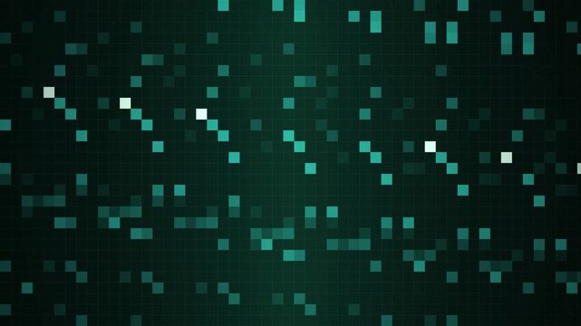 Abstract digital background featuring a dark gray interface with film strip frame borders and centered text placeholder